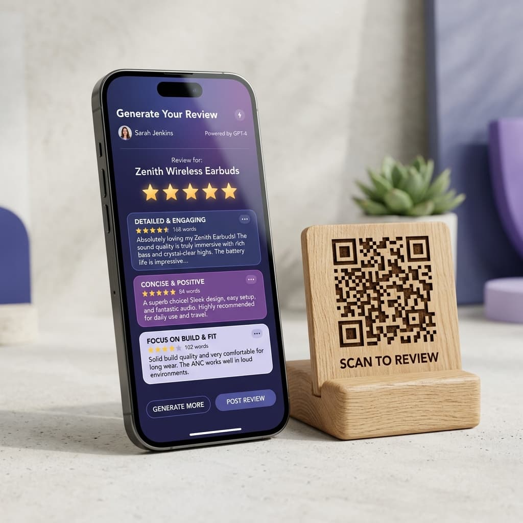 ReviewClick Mobile Interface